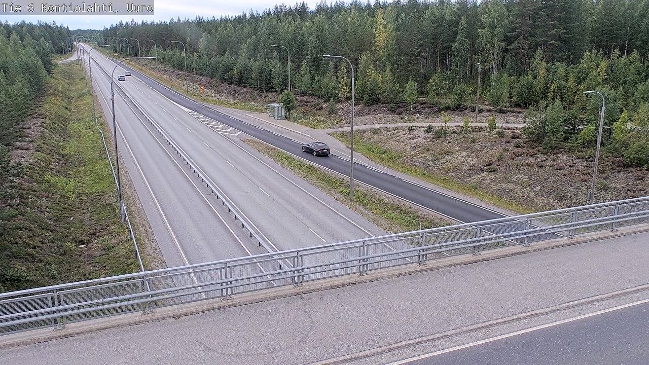 Weather Camera Image Väg 6 Kontiolax, Uuro, Kontiolahti, Pohjois-Karjala