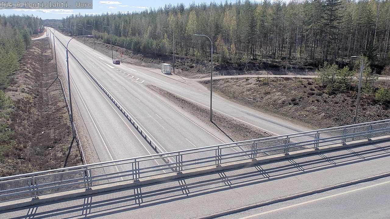 Kelikamerat Kuva Tie 6 Kontiolahti, Uuro, Kontiolahti, Pohjois-Karjala