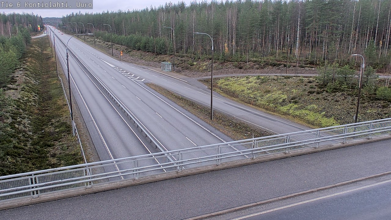 Kelikamerat Kuva Tie 6 Kontiolahti, Uuro, Kontiolahti, Pohjois-Karjala