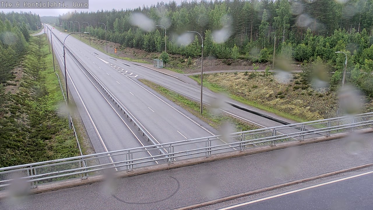 Kelikamerat Kuva Tie 6 Kontiolahti, Uuro, Kontiolahti, Pohjois-Karjala