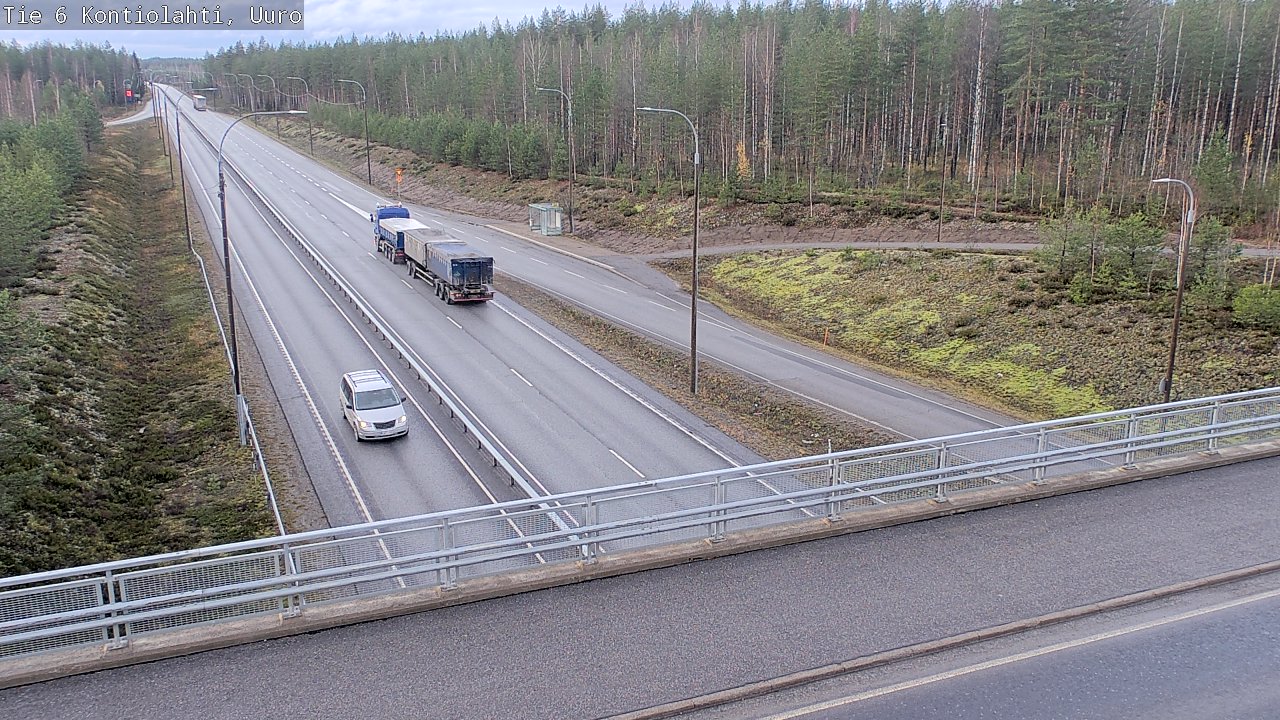 Kelikamerat Kuva Tie 6 Kontiolahti, Uuro, Kontiolahti, Pohjois-Karjala
