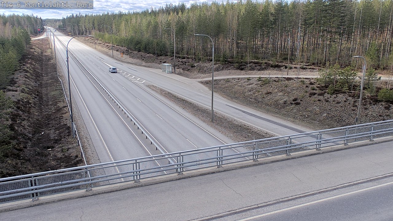 Kelikamerat Kuva Tie 6 Kontiolahti, Uuro, Kontiolahti, Pohjois-Karjala