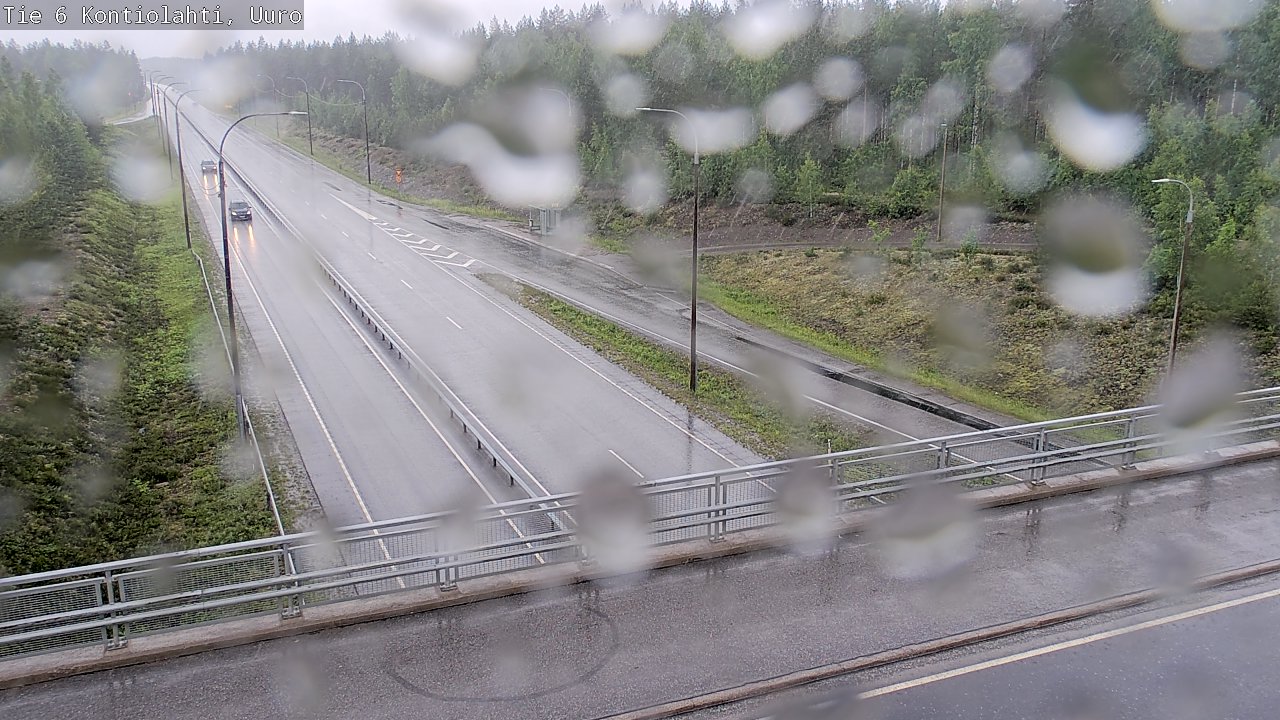 Weather Camera Image Väg 6 Kontiolax, Uuro, Kontiolahti, Pohjois-Karjala