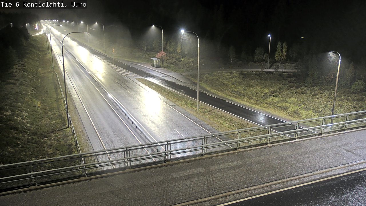 Weather Camera Image Väg 6 Kontiolax, Uuro, Kontiolahti, Pohjois-Karjala