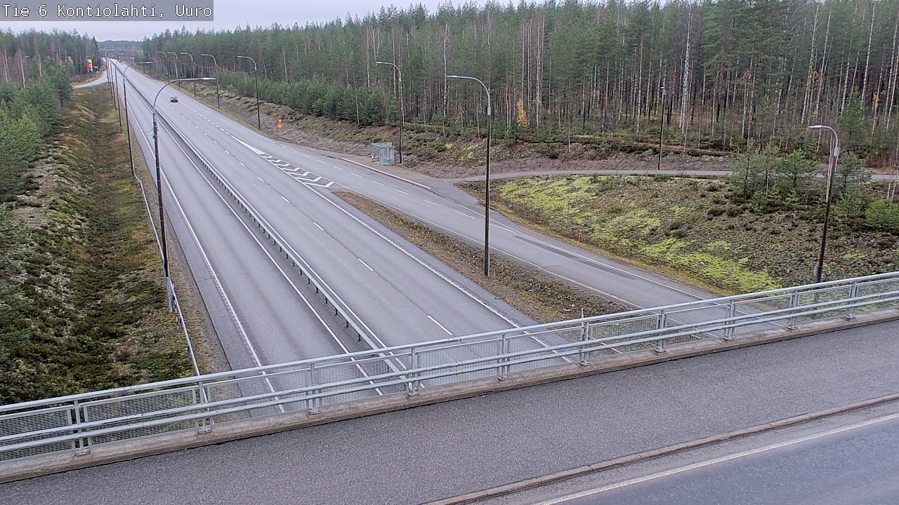 Kelikamerat Kuva Tie 6 Kontiolahti, Uuro, Kontiolahti, Pohjois-Karjala