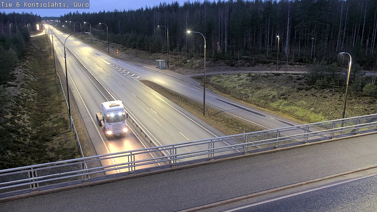 Kelikamerat Kuva Tie 6 Kontiolahti, Uuro, Kontiolahti, Pohjois-Karjala