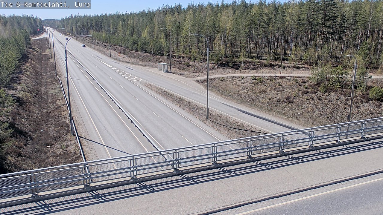 Kelikamerat Kuva Tie 6 Kontiolahti, Uuro, Kontiolahti, Pohjois-Karjala