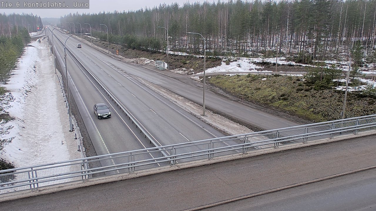 Weather Camera Image Väg 6 Kontiolax, Uuro, Kontiolahti, Pohjois-Karjala