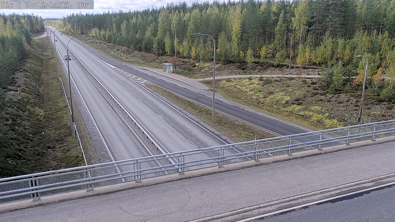 Kelikamerat Kuva Tie 6 Kontiolahti, Uuro, Kontiolahti, Pohjois-Karjala