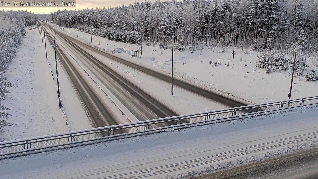 Weather Camera Image Väg 6 Kontiolax, Uuro, Kontiolahti, Pohjois-Karjala
