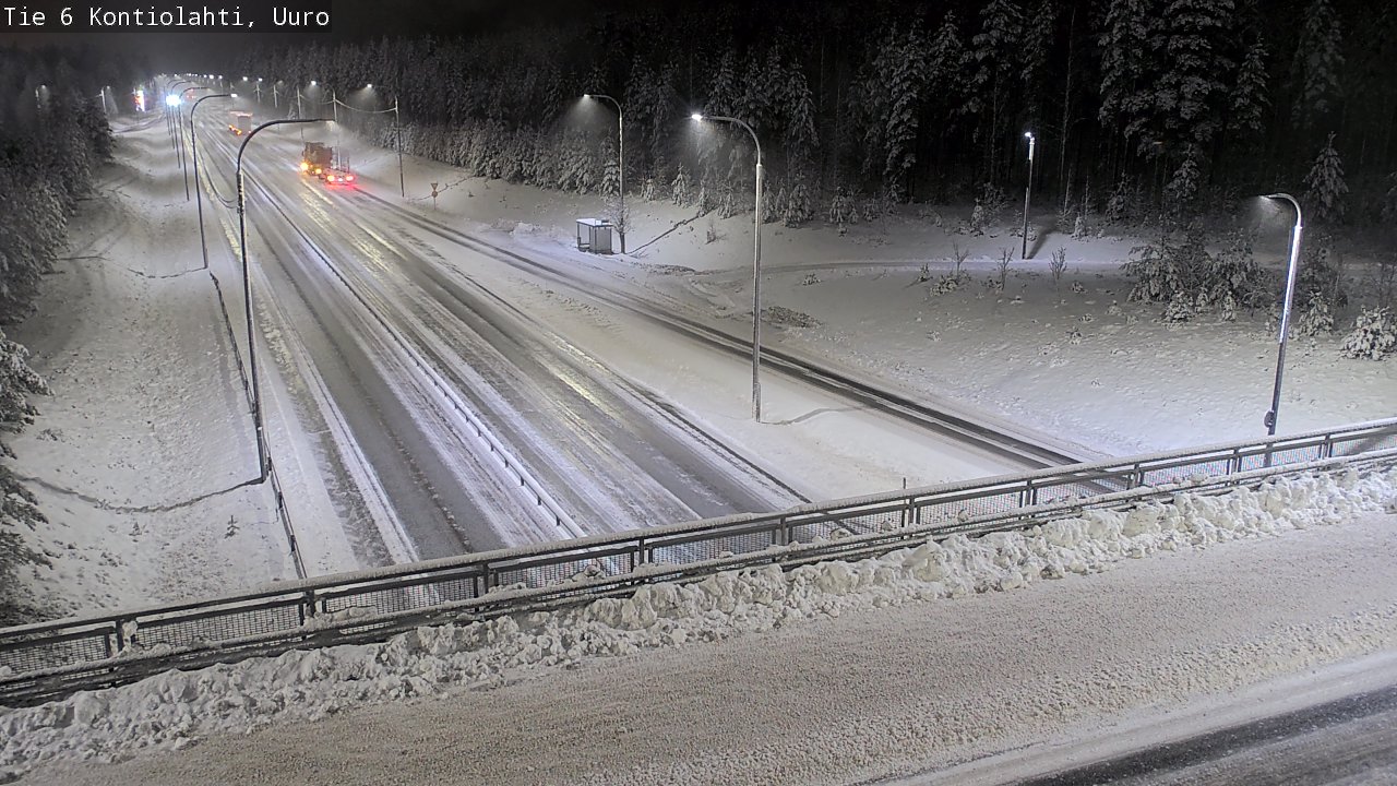 Weather Camera Image Väg 6 Kontiolax, Uuro, Kontiolahti, Pohjois-Karjala