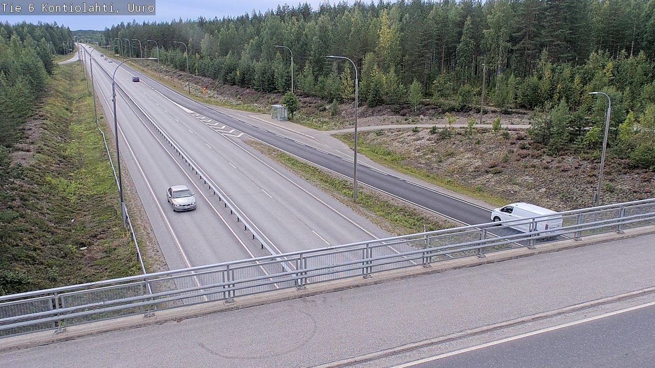 Weather Camera Image Väg 6 Kontiolax, Uuro, Kontiolahti, Pohjois-Karjala