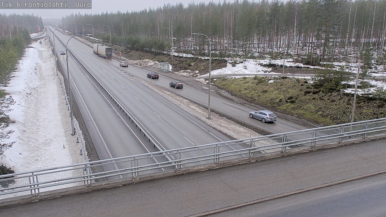 Kelikamerat Kuva Tie 6 Kontiolahti, Uuro, Kontiolahti, Pohjois-Karjala