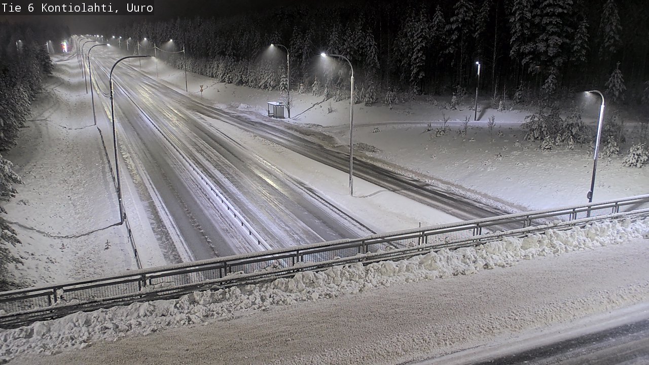 Weather Camera Image Väg 6 Kontiolax, Uuro, Kontiolahti, Pohjois-Karjala