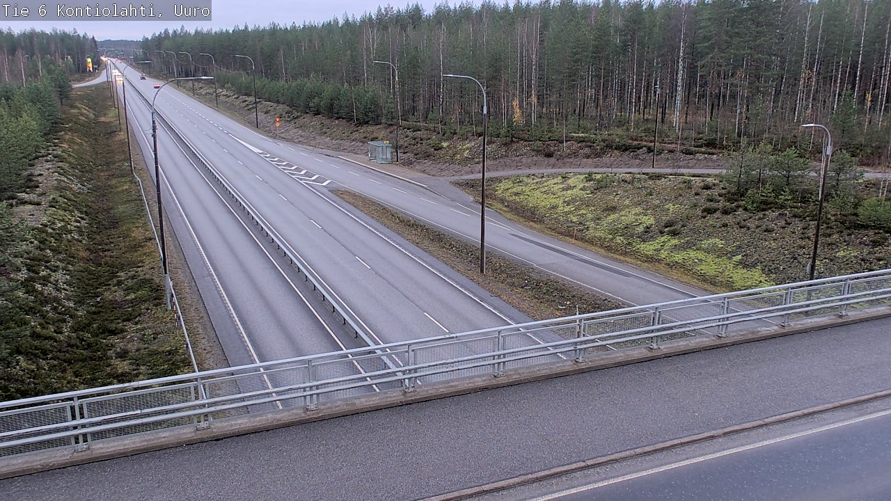Kelikamerat Kuva Tie 6 Kontiolahti, Uuro, Kontiolahti, Pohjois-Karjala