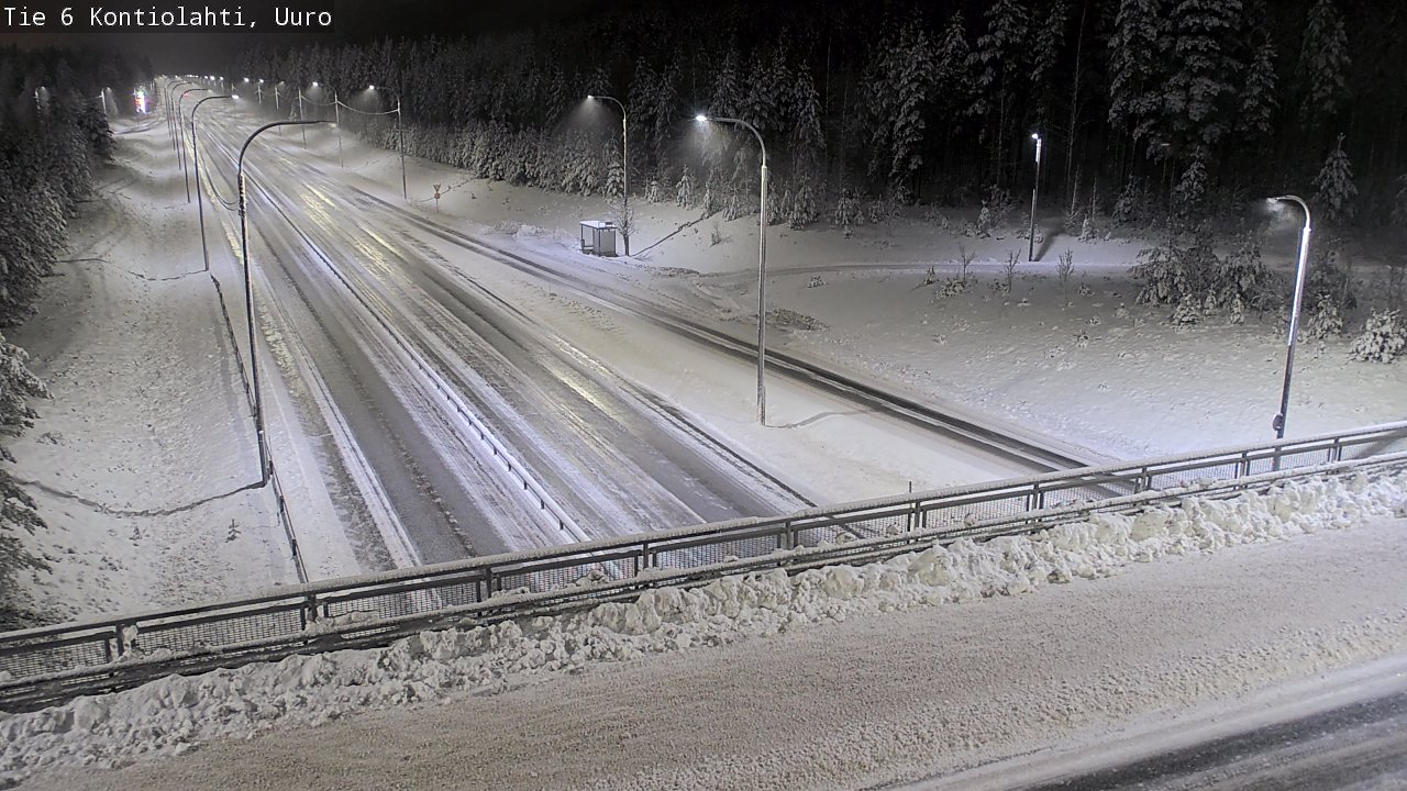 Weather Camera Image Väg 6 Kontiolax, Uuro, Kontiolahti, Pohjois-Karjala