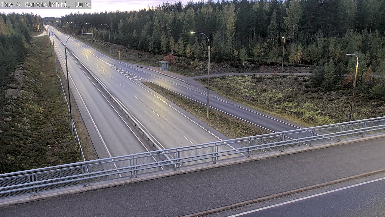 Weather Camera Image Väg 6 Kontiolax, Uuro, Kontiolahti, Pohjois-Karjala