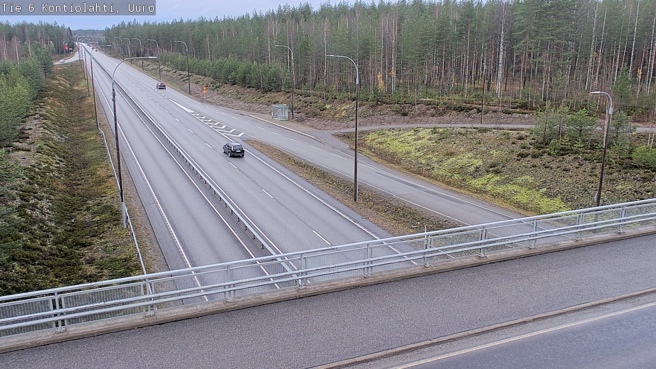 Kelikamerat Kuva Tie 6 Kontiolahti, Uuro, Kontiolahti, Pohjois-Karjala