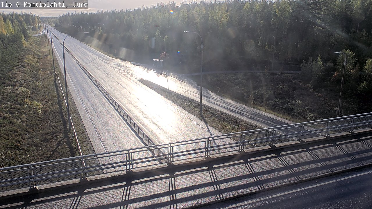 Weather Camera Image Väg 6 Kontiolax, Uuro, Kontiolahti, Pohjois-Karjala