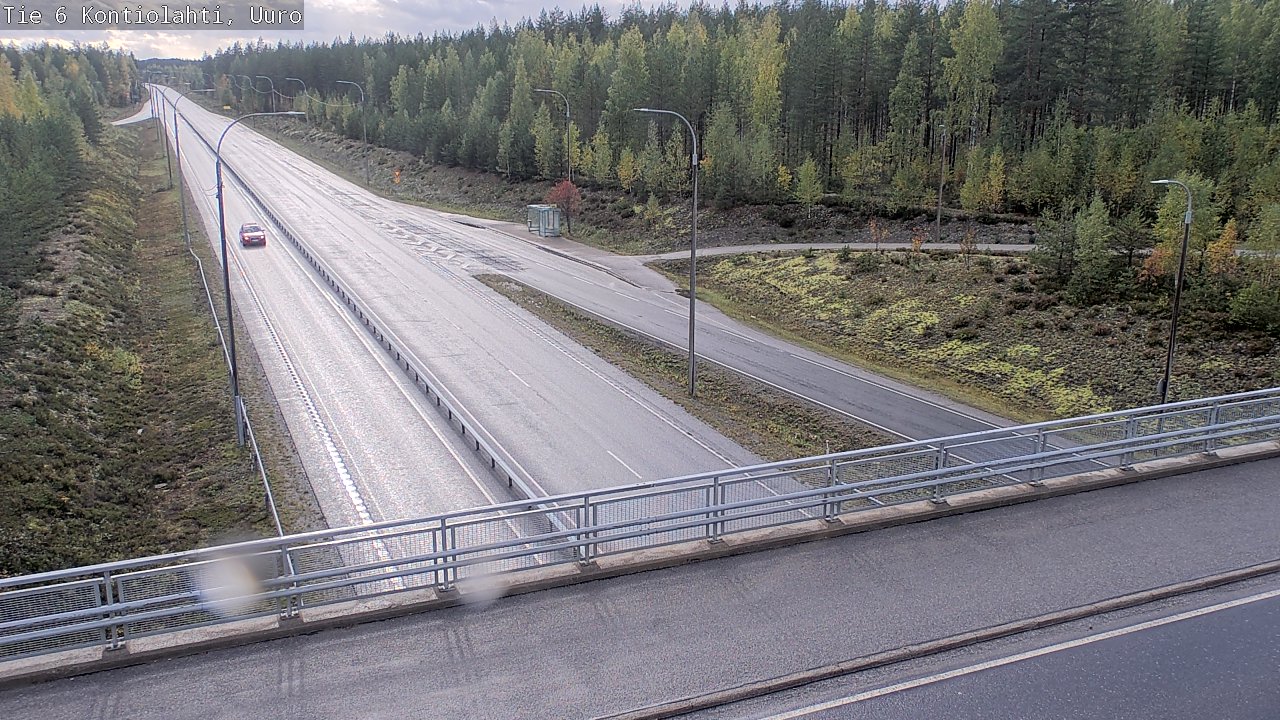 Weather Camera Image Väg 6 Kontiolax, Uuro, Kontiolahti, Pohjois-Karjala