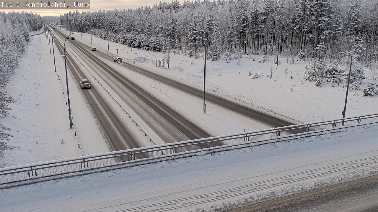 Weather Camera Image Väg 6 Kontiolax, Uuro, Kontiolahti, Pohjois-Karjala