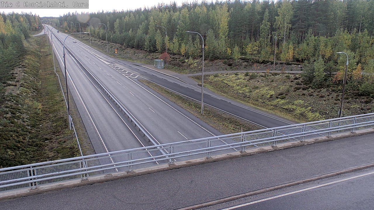 Weather Camera Image Väg 6 Kontiolax, Uuro, Kontiolahti, Pohjois-Karjala