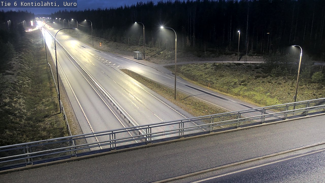 Kelikamerat Kuva Tie 6 Kontiolahti, Uuro, Kontiolahti, Pohjois-Karjala