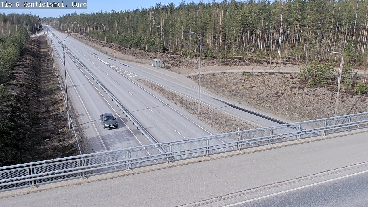 Weather Camera Image Road 6 Kontiolahti, Uuro, Kontiolahti, Pohjois-Karjala