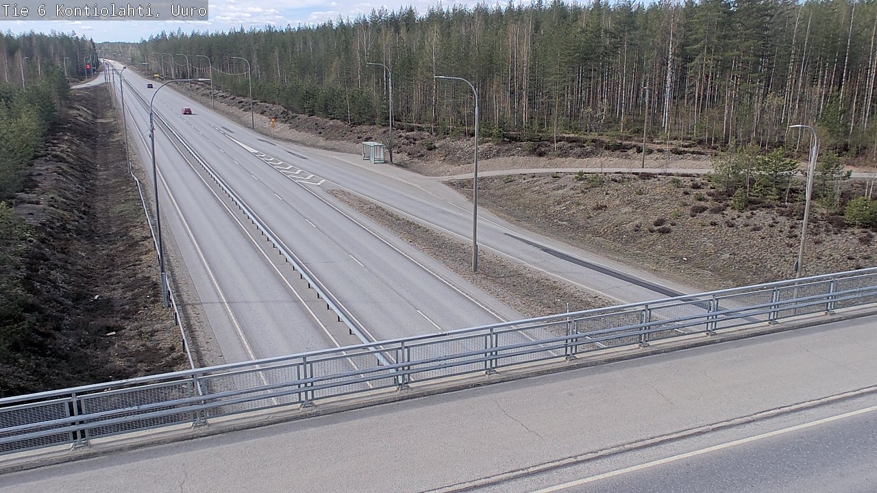 Kelikamerat Kuva Tie 6 Kontiolahti, Uuro, Kontiolahti, Pohjois-Karjala