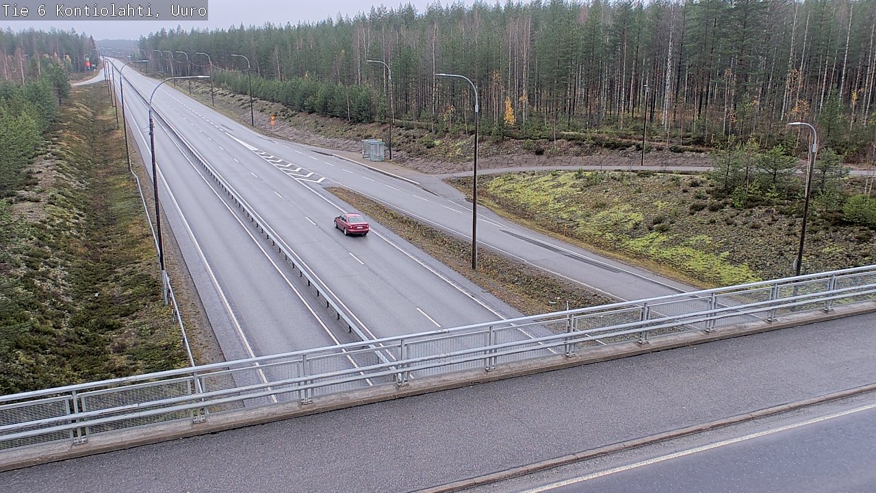 Kelikamerat Kuva Tie 6 Kontiolahti, Uuro, Kontiolahti, Pohjois-Karjala
