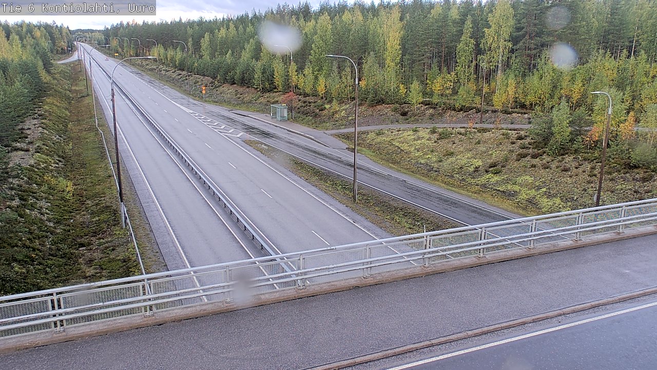 Weather Camera Image Väg 6 Kontiolax, Uuro, Kontiolahti, Pohjois-Karjala