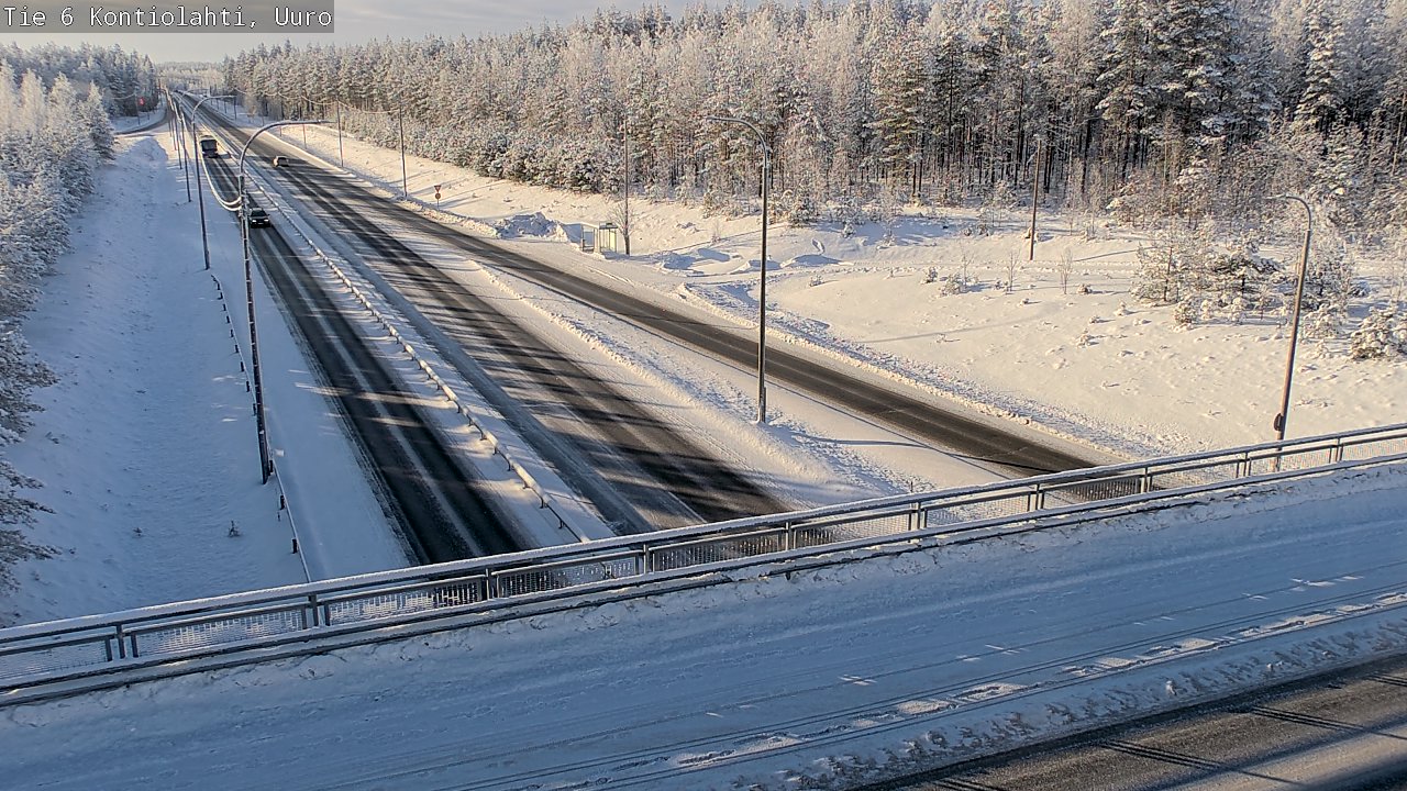 Weather Camera Image Road 6 Kontiolahti, Uuro, Kontiolahti, Pohjois-Karjala