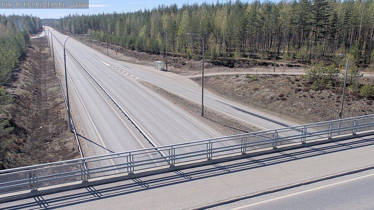 Kelikamerat Kuva Tie 6 Kontiolahti, Uuro, Kontiolahti, Pohjois-Karjala