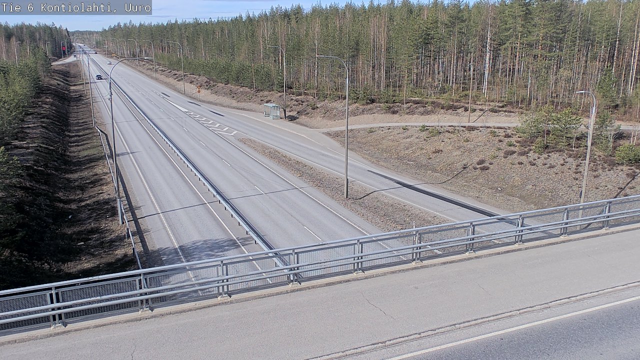 Kelikamerat Kuva Tie 6 Kontiolahti, Uuro, Kontiolahti, Pohjois-Karjala