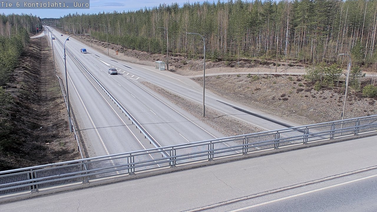 Kelikamerat Kuva Tie 6 Kontiolahti, Uuro, Kontiolahti, Pohjois-Karjala