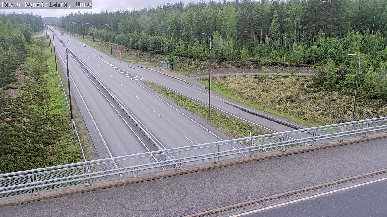 Weather Camera Image Väg 6 Kontiolax, Uuro, Kontiolahti, Pohjois-Karjala