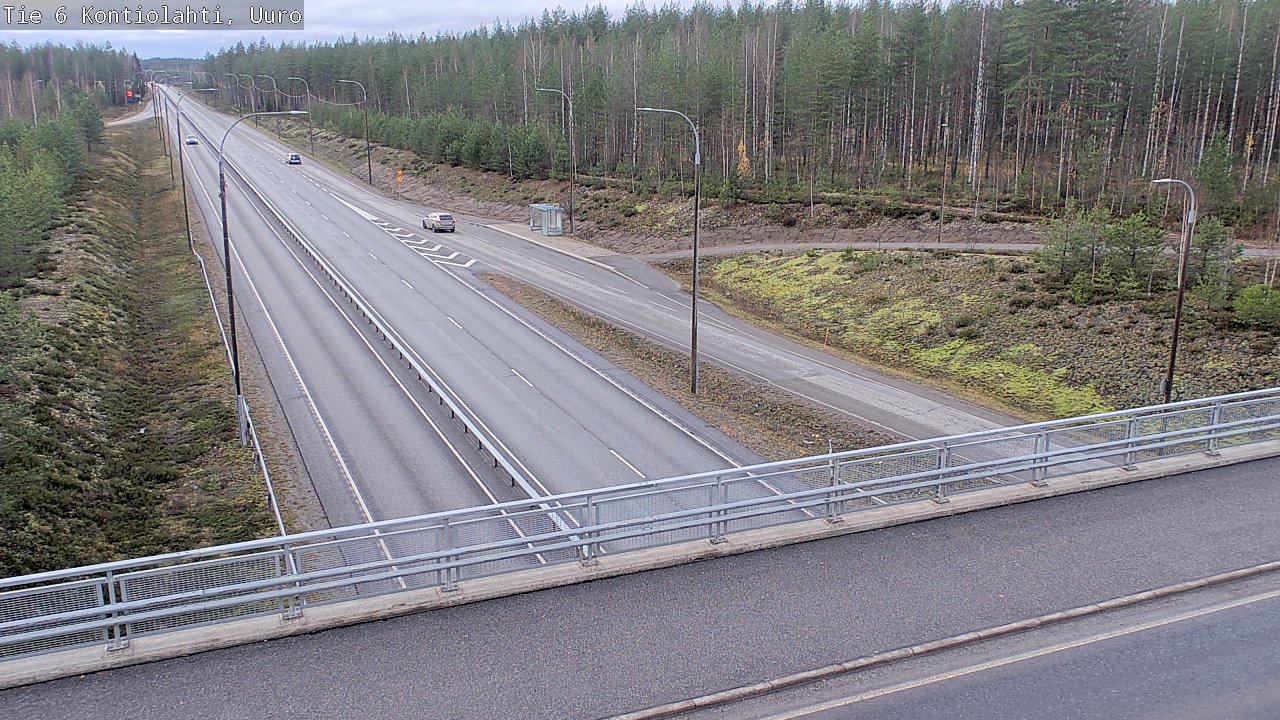 Kelikamerat Kuva Tie 6 Kontiolahti, Uuro, Kontiolahti, Pohjois-Karjala