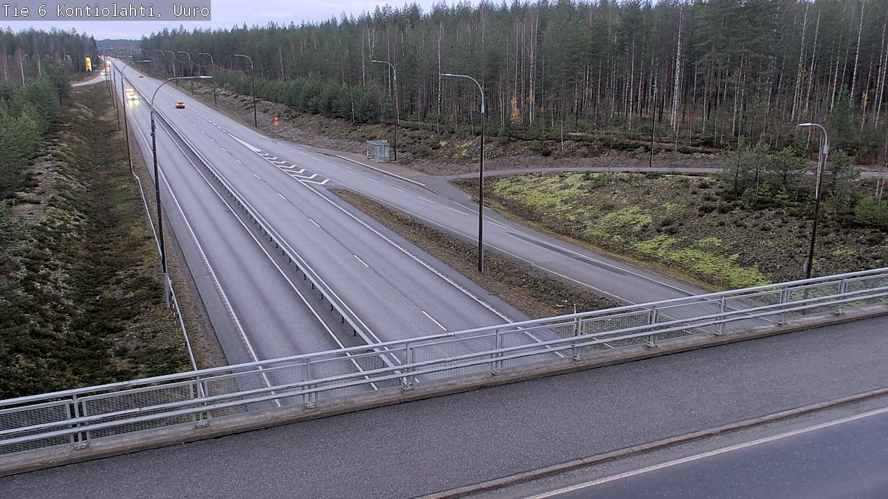 Kelikamerat Kuva Tie 6 Kontiolahti, Uuro, Kontiolahti, Pohjois-Karjala