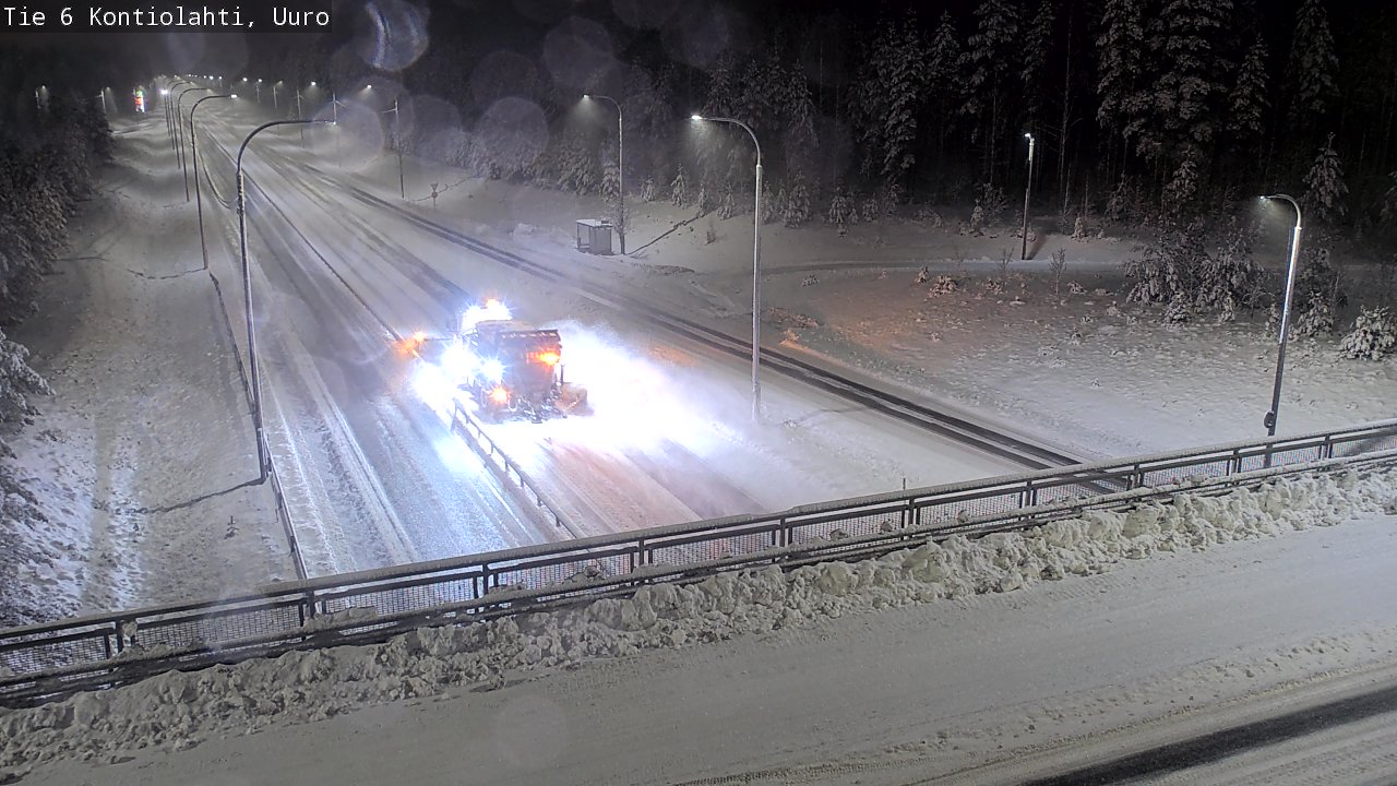 Weather Camera Image Väg 6 Kontiolax, Uuro, Kontiolahti, Pohjois-Karjala