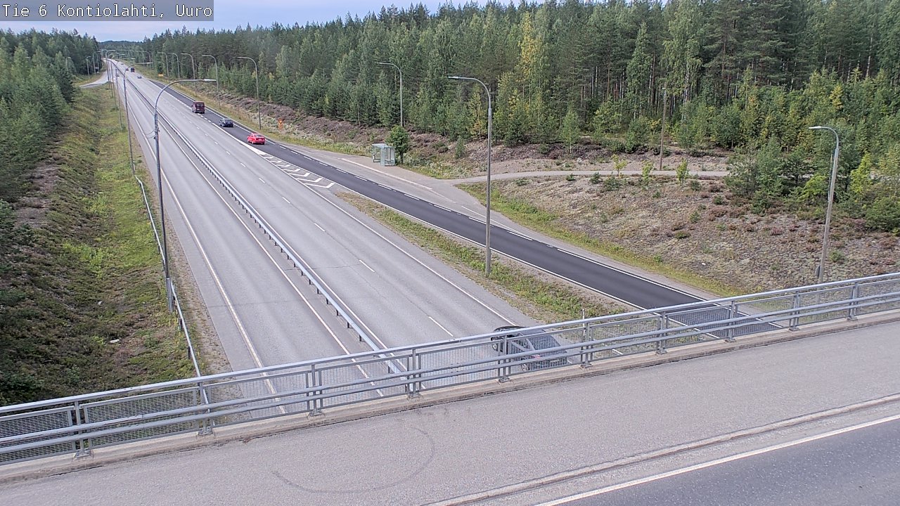 Weather Camera Image Road 6 Kontiolahti, Uuro, Kontiolahti, Pohjois-Karjala