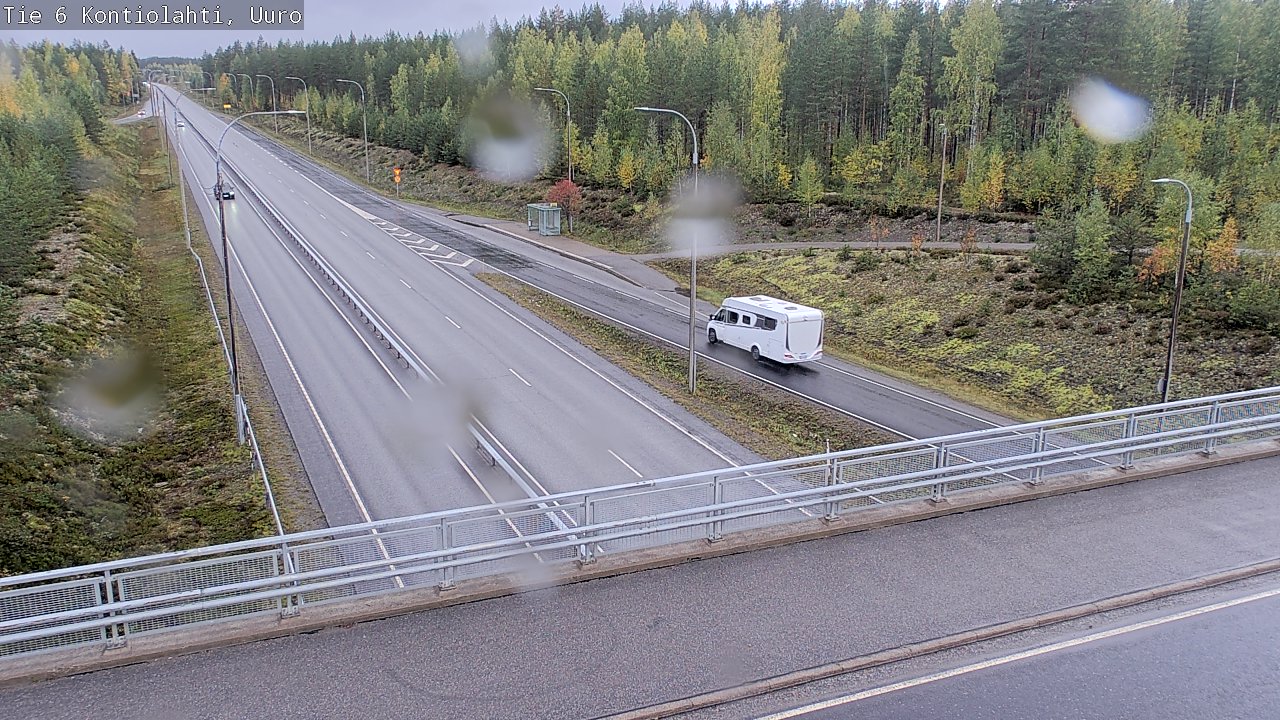 Weather Camera Image Väg 6 Kontiolax, Uuro, Kontiolahti, Pohjois-Karjala