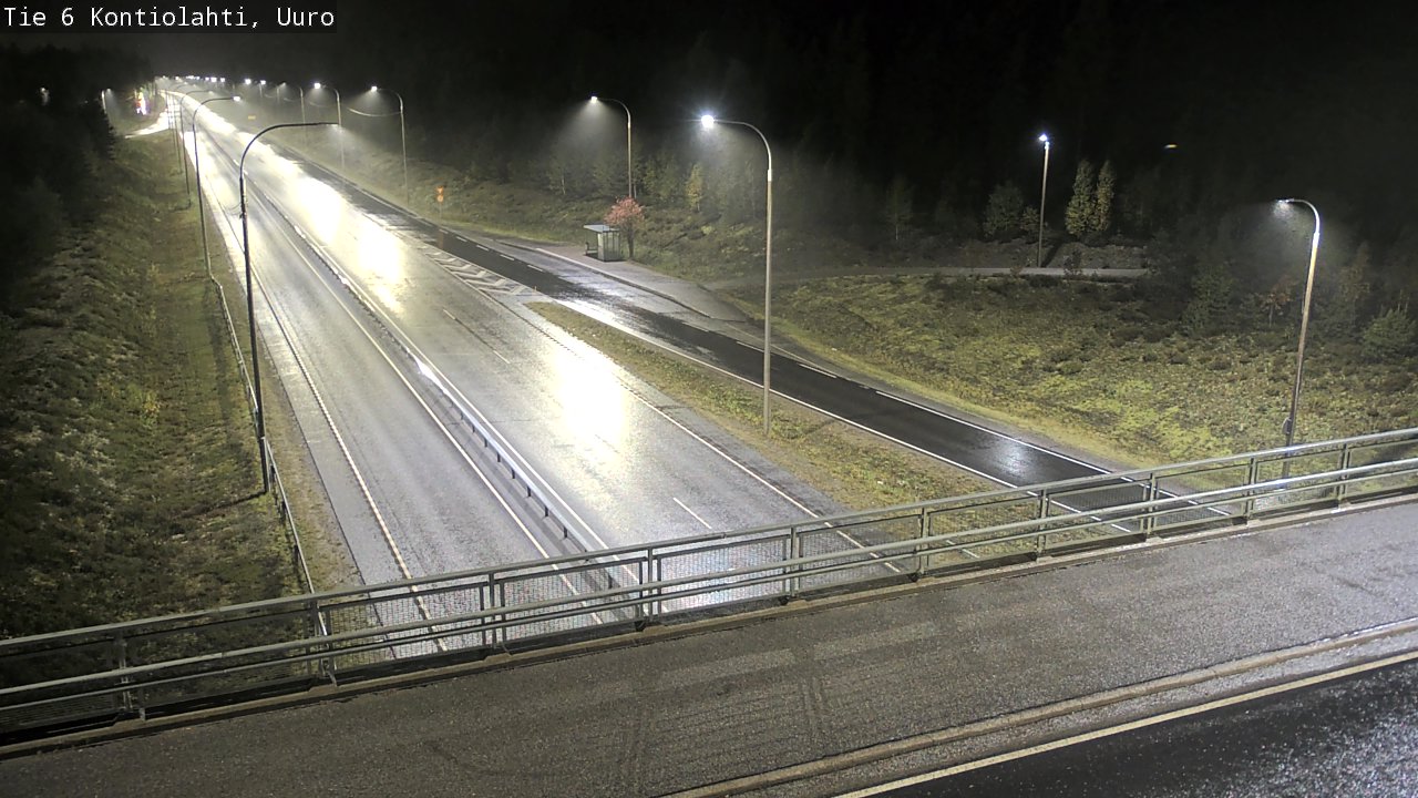 Weather Camera Image Väg 6 Kontiolax, Uuro, Kontiolahti, Pohjois-Karjala