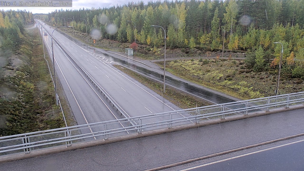 Weather Camera Image Väg 6 Kontiolax, Uuro, Kontiolahti, Pohjois-Karjala