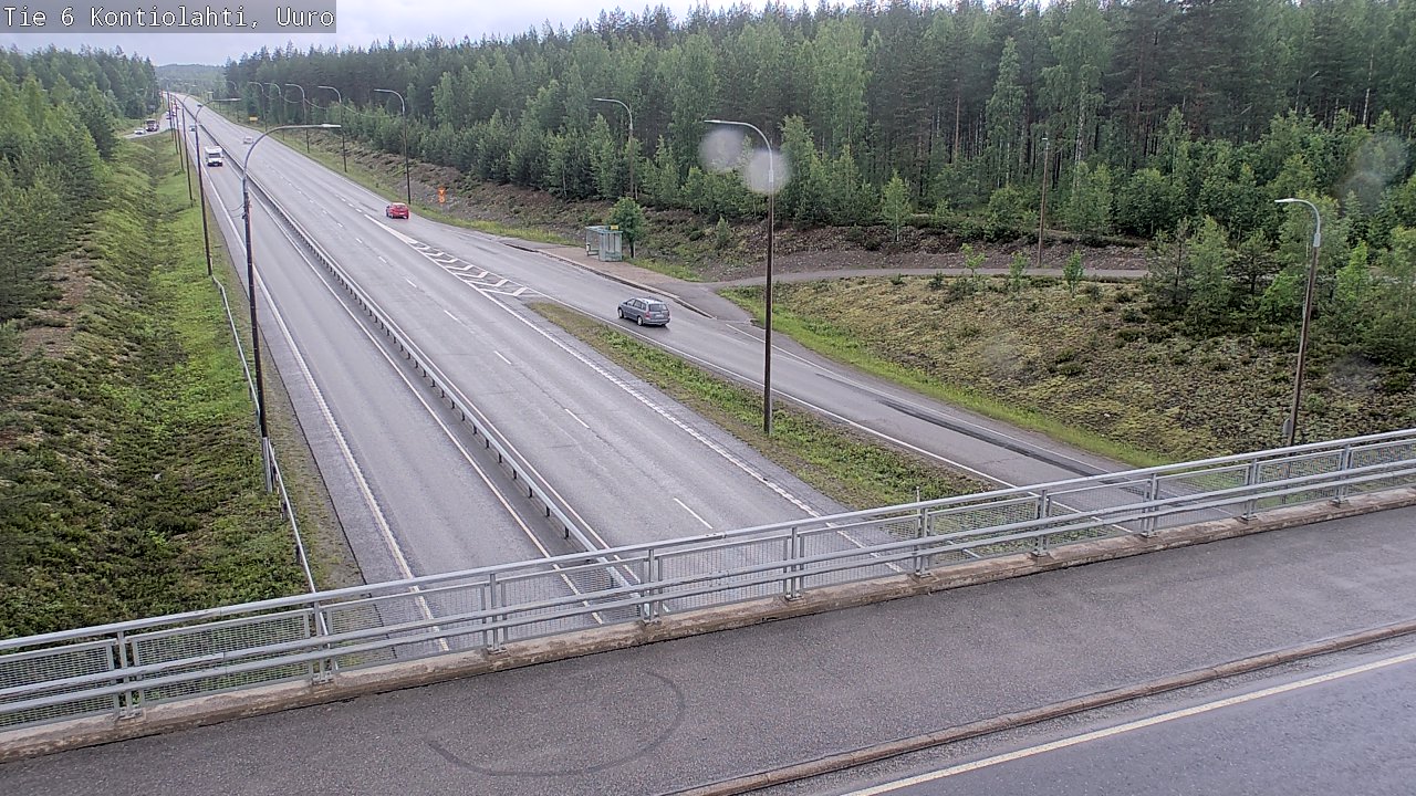 Weather Camera Image Road 6 Kontiolahti, Uuro, Kontiolahti, Pohjois-Karjala