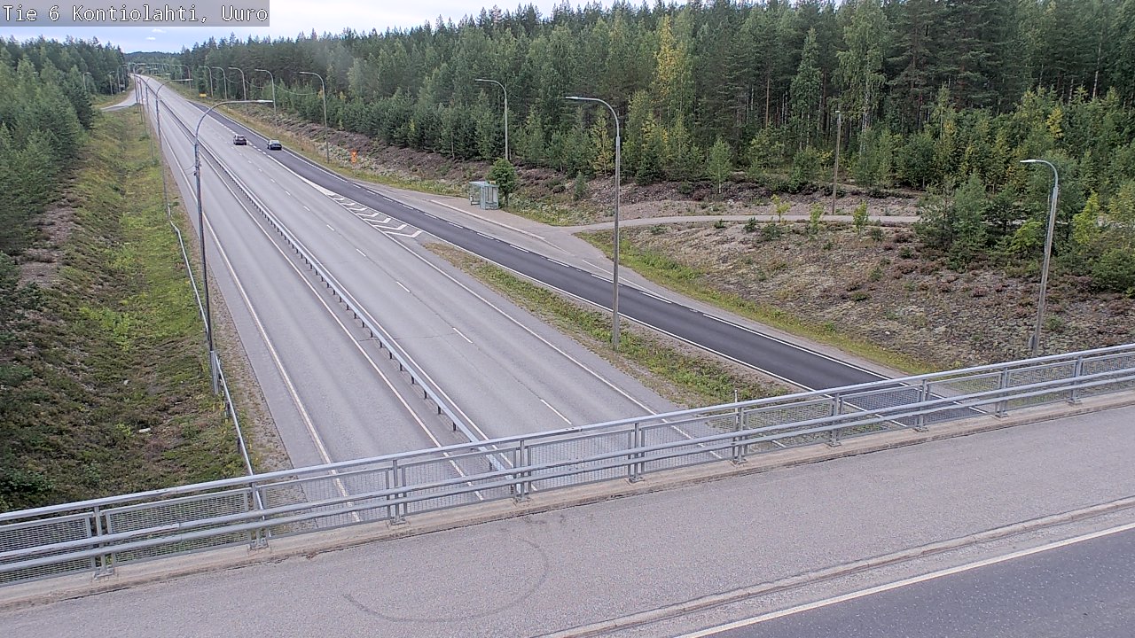 Weather Camera Image Väg 6 Kontiolax, Uuro, Kontiolahti, Pohjois-Karjala