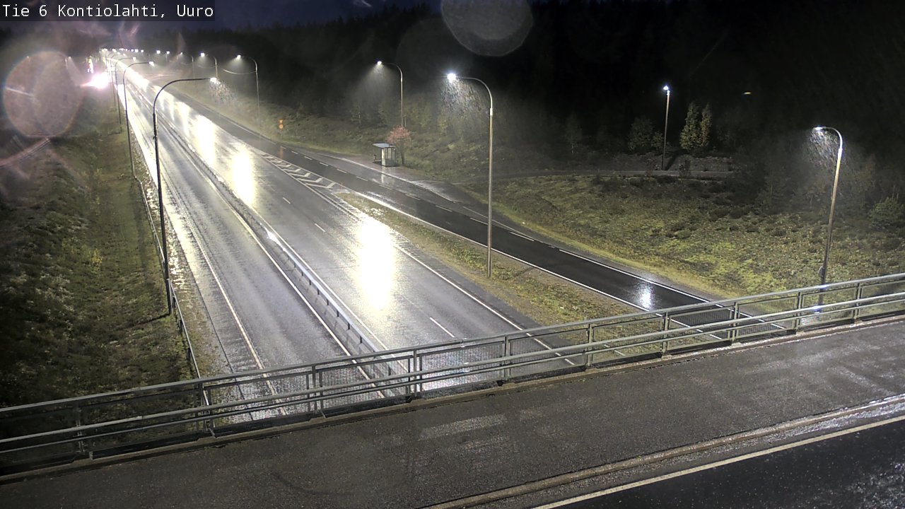 Weather Camera Image Väg 6 Kontiolax, Uuro, Kontiolahti, Pohjois-Karjala