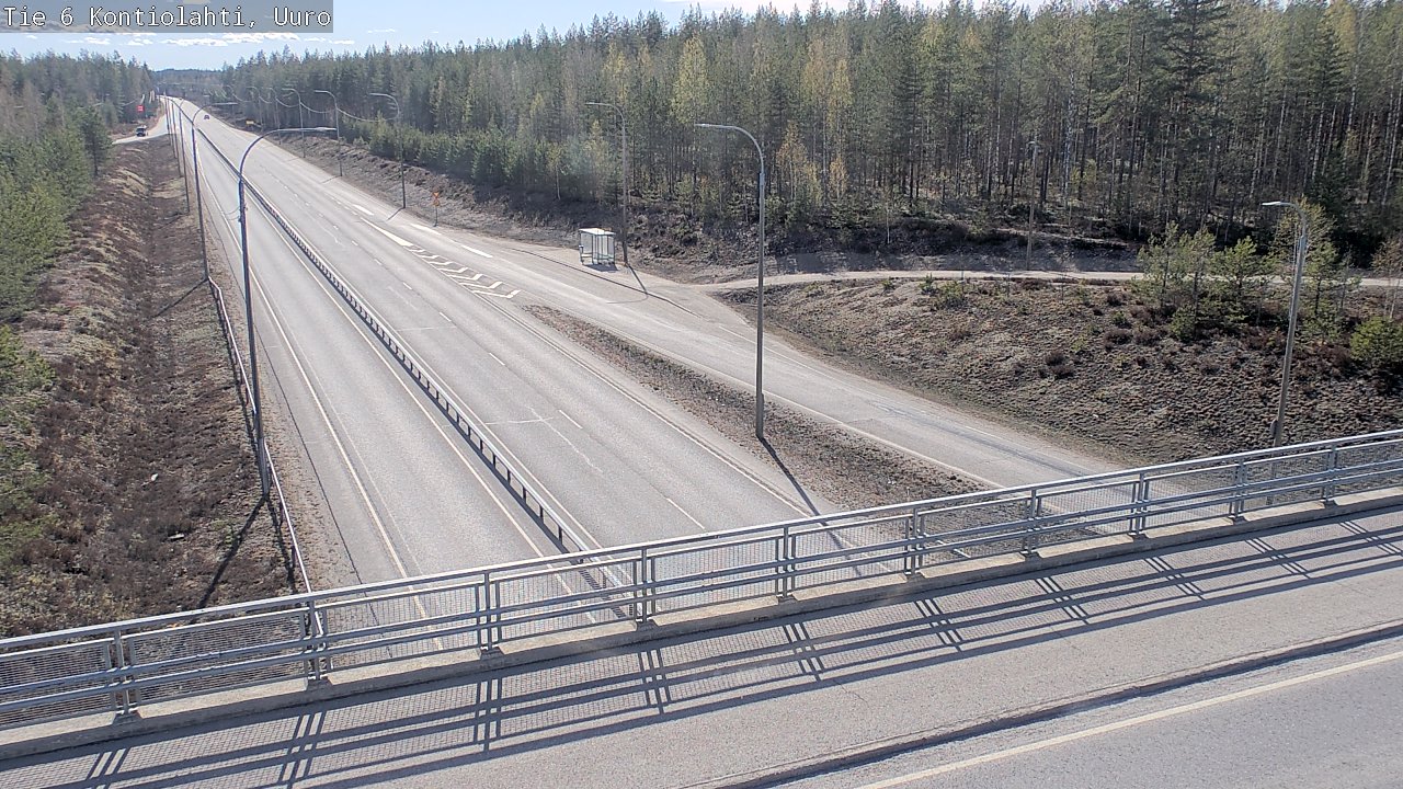 Kelikamerat Kuva Tie 6 Kontiolahti, Uuro, Kontiolahti, Pohjois-Karjala