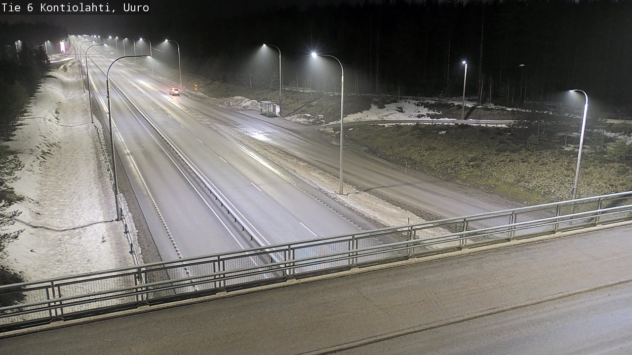 Weather Camera Image Road 6 Kontiolahti, Uuro, Kontiolahti, Pohjois-Karjala