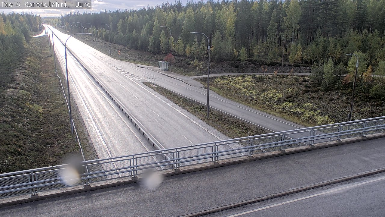 Weather Camera Image Väg 6 Kontiolax, Uuro, Kontiolahti, Pohjois-Karjala