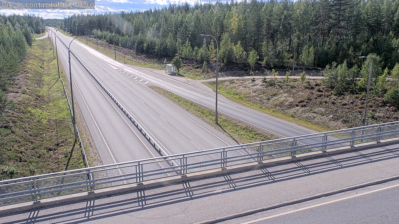 Kelikamerat Kuva Tie 6 Kontiolahti, Uuro, Kontiolahti, Pohjois-Karjala